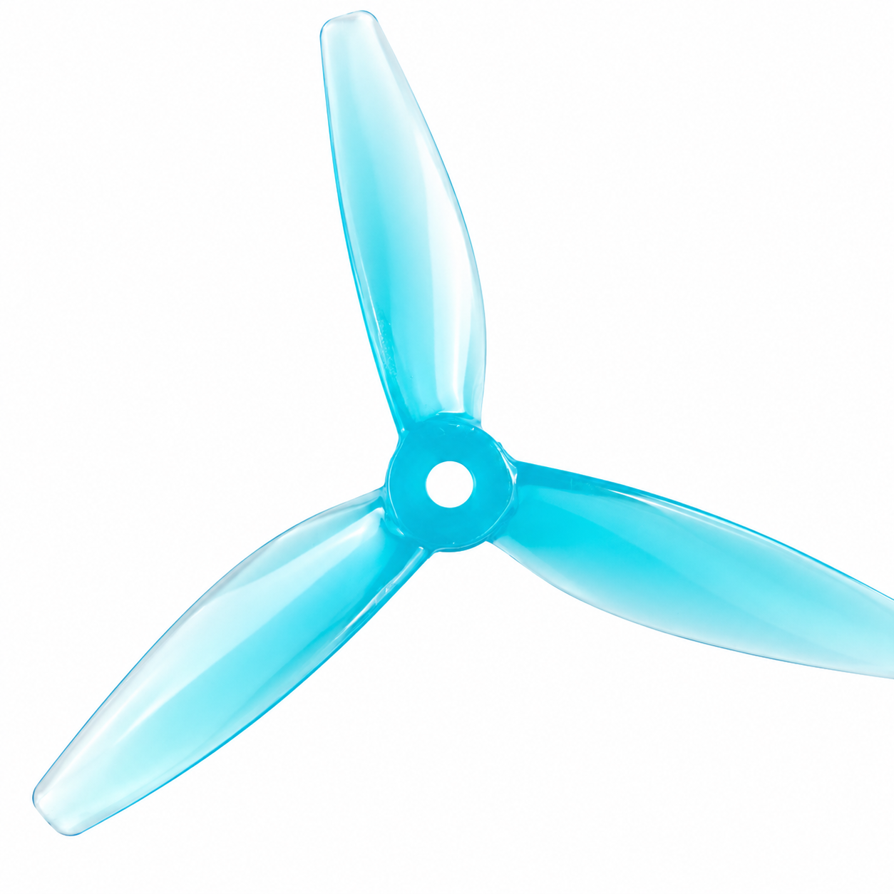 Four Gemfan 51466 V2 Hurricane Wave Blue 3 Blade FPV Drone Propellers