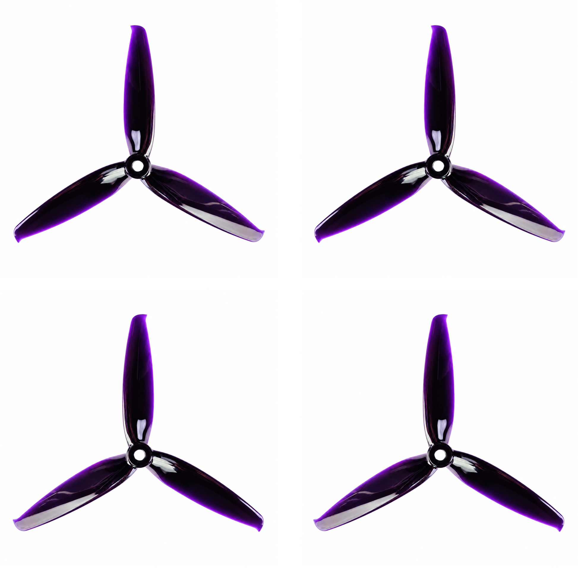 Gemfan 6042 Tri Blade HD 6 Inch Propeller 2CW+2CCW Black