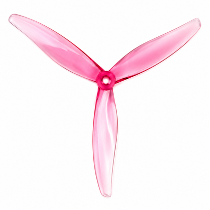 Gemfan 7043 Hurricane Clear Pink 3 Blade Propeller