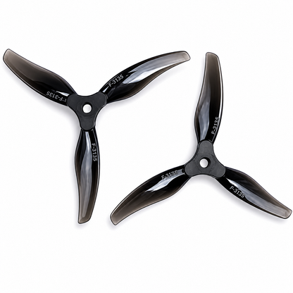 Gemfan F5135 Clear Grey Three Blade FPV Propeller