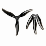 Gemfan F5135 Floppy Proppy 3 Blade Propellers Clear Grey 2CW+2CCW