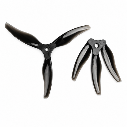 Gemfan F5135 Floppy Proppy 3 Blade Clear Grey Propeller Set 2CW+2CCW