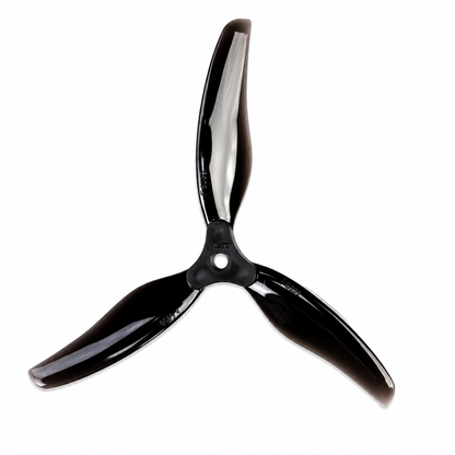 Gemfan F6030 Blue 3 Blade Propeller Angled View