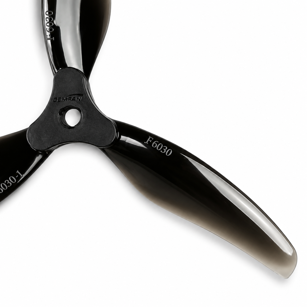 Gemfan F6030 Blue 3 Blade Propellers Group View