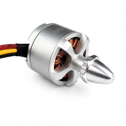 Close angle view of High Power 2212 980KV CCW self locking brushless drone motor for FPV drones and RC aircraft