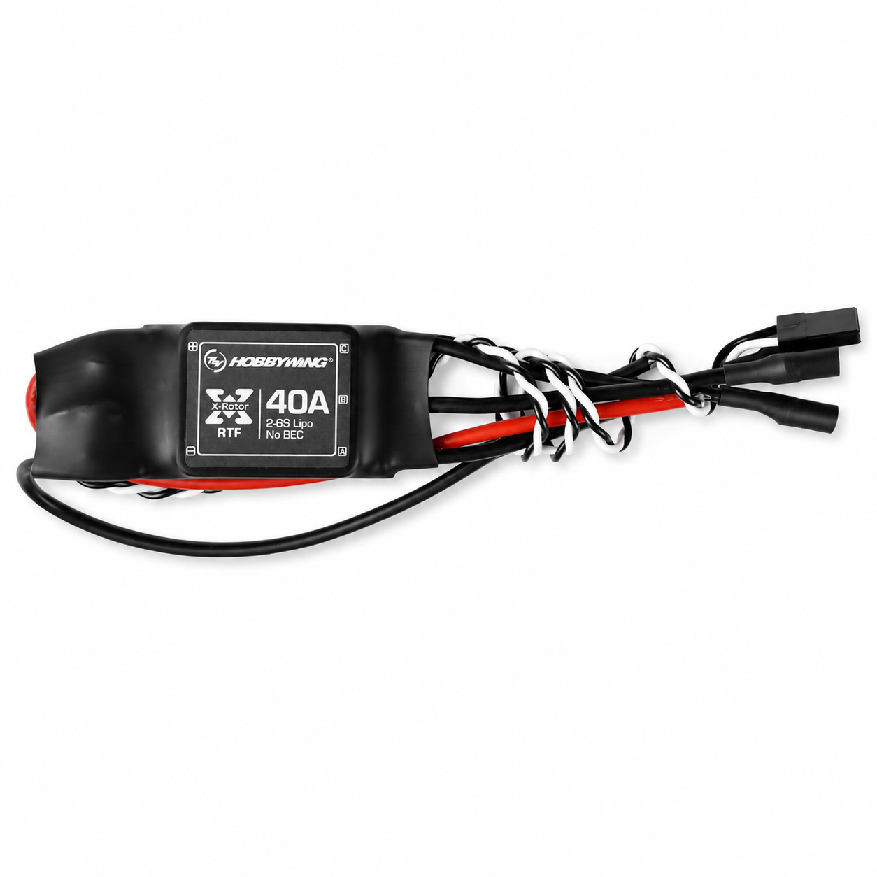 Hobbywing X-Rotor 40A ESC with motor and power wires
