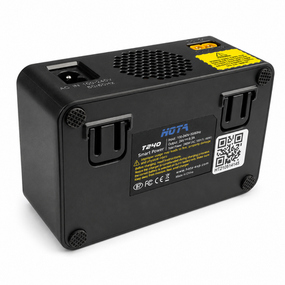 Angled front view of HOTA T240 29V 8A power supply