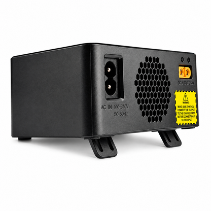 Rear output connectors and ports of HOTA T240 power supply