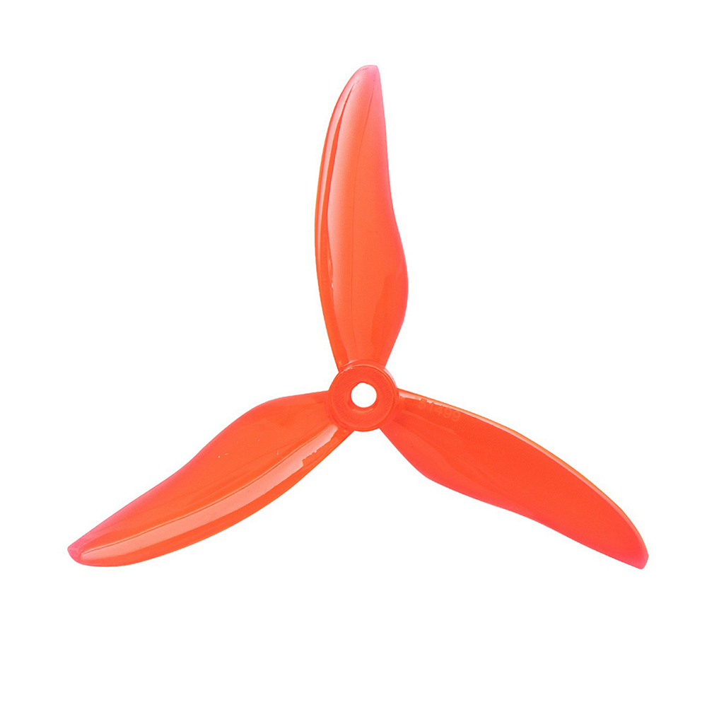 Orange HD Propellers 51499 Hurricane PC 3 Blade (2CW, 2CCW) – Clear Red