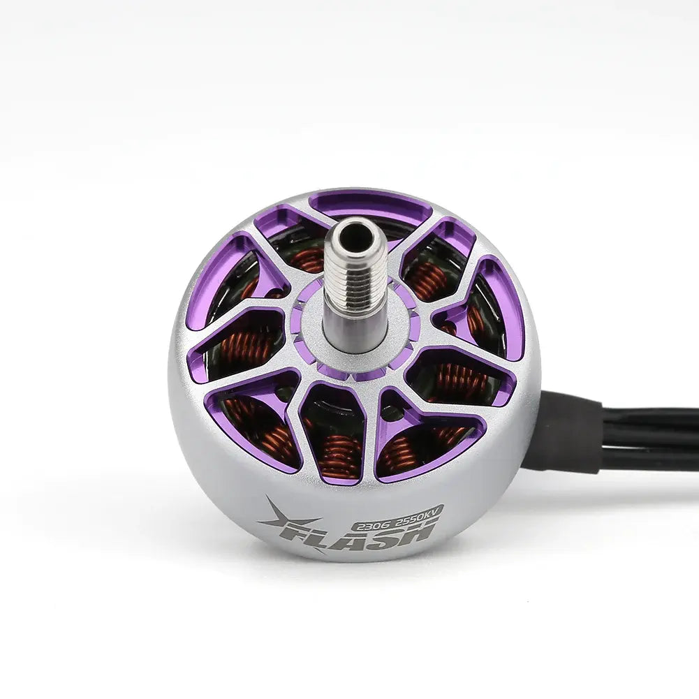 FlyFishRC Flash 2306 1750KV FPV Motor - Grey & Purple. Hi Tech xyz