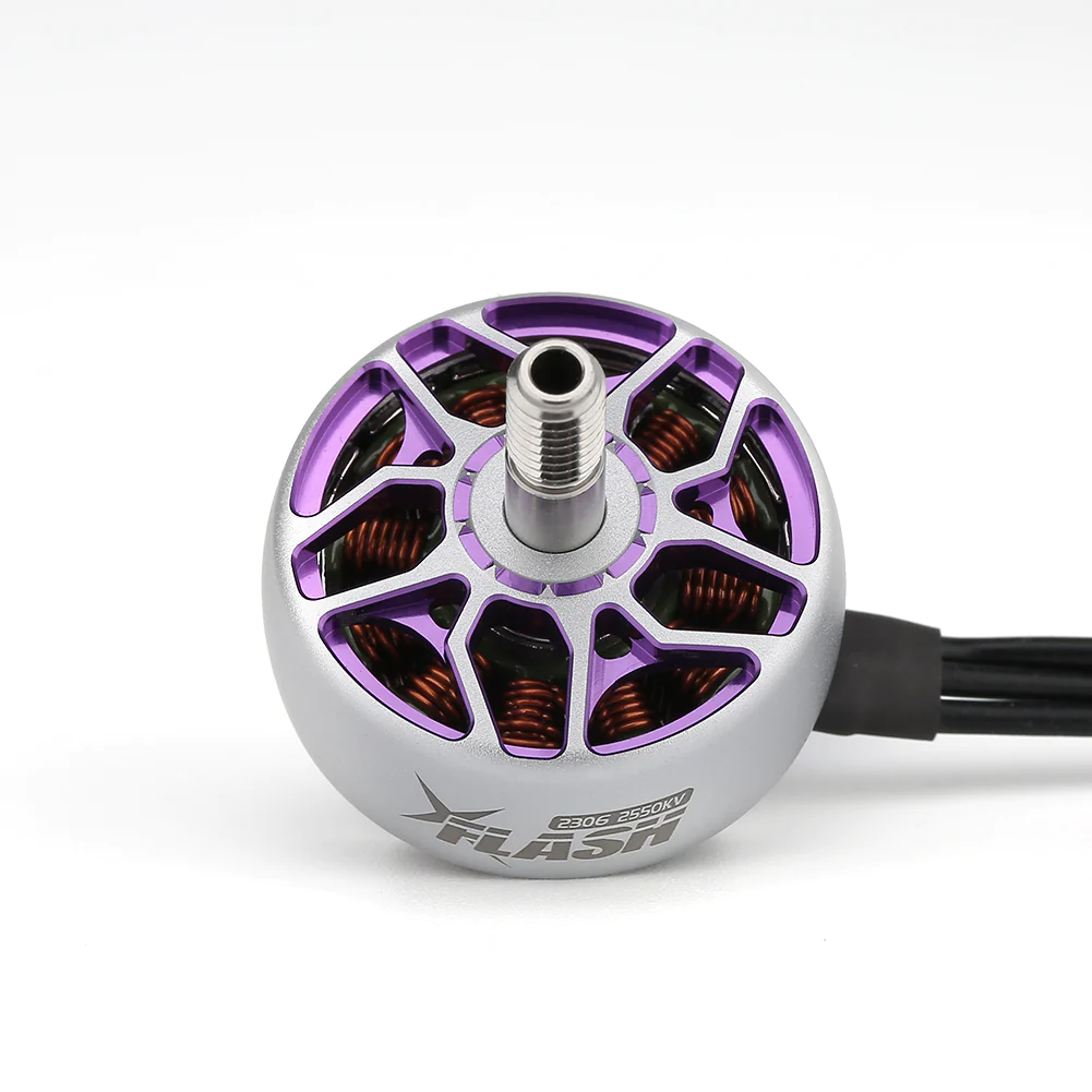 FlyFishRC Flash 2306 2550KV FPV Motor - Grey & Purple. Hi Tech xyz