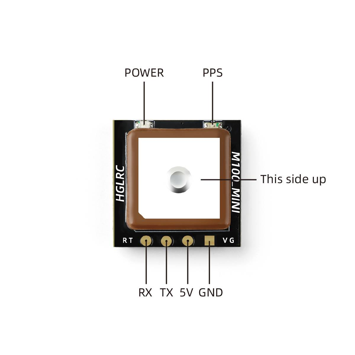 HGLRC M100 Mini GPS Module. Hi Tech xyz