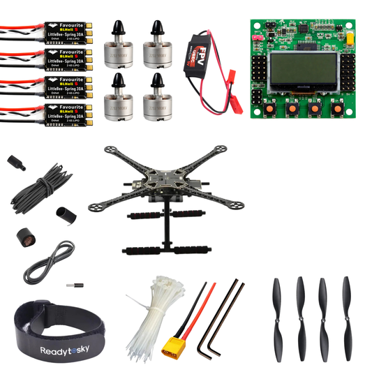 KK2.1.5 Flight Controller S500 quadcopter with carbon fibre landing gear Advance Drone Kit