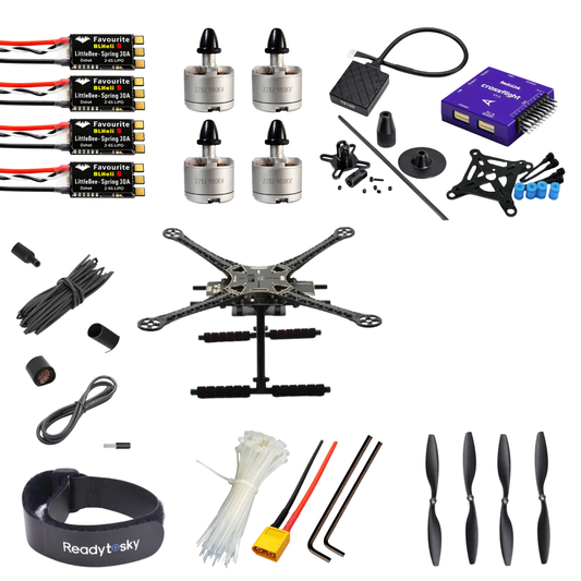 Radiolink Crossflight Flight Controller With GPS TS100 S500 Quadcopter with carbon fibre landing gear Advance Drone Kit