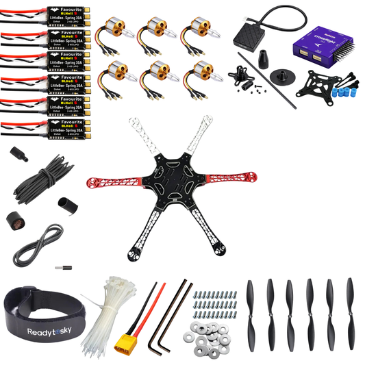 Radiolink Crossflight Flight Controller With TS100 GPS F550 hexacopter Advance Drone Kit