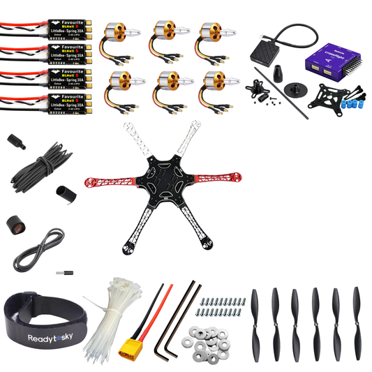 Radiolink Crossflight Flight Controller With TS100 GPS F550 hexacopter Advance Drone Kit