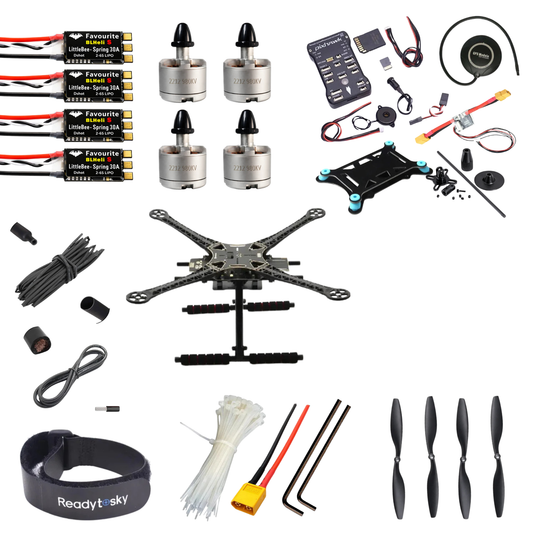 Pixhawk 2.4.8 Combo Kit Flight Controller With GPS S500 Quadcopter with Plastic landing gear Drone Kit