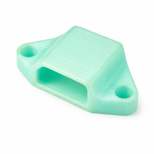 Lightweight 3D Printed TPU XT60 Connector Holder Front View for FPV Drone Frames