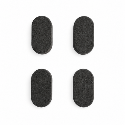 Four M3 black shockproof sponge pads for mini FPV drones