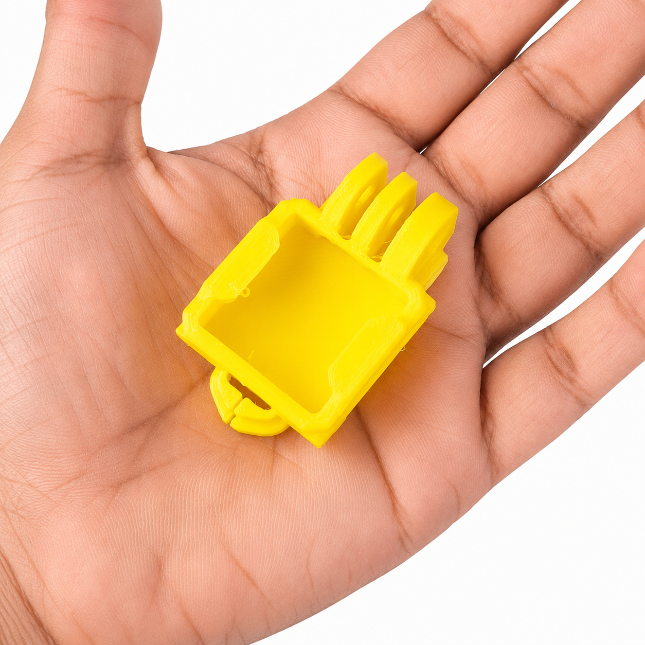 Hand Holding Lightweight 3D Printed Mario 251 GPS TPU Mount