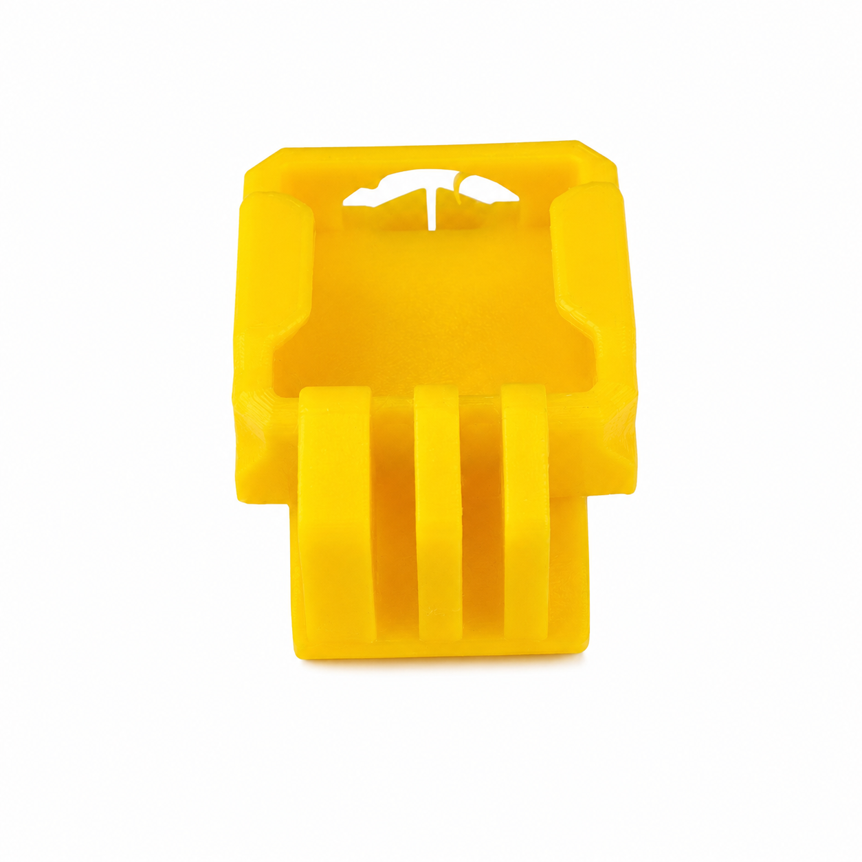 Rear View of 3D Printed Mario 251 GPS TPU Mount for FPV Drones