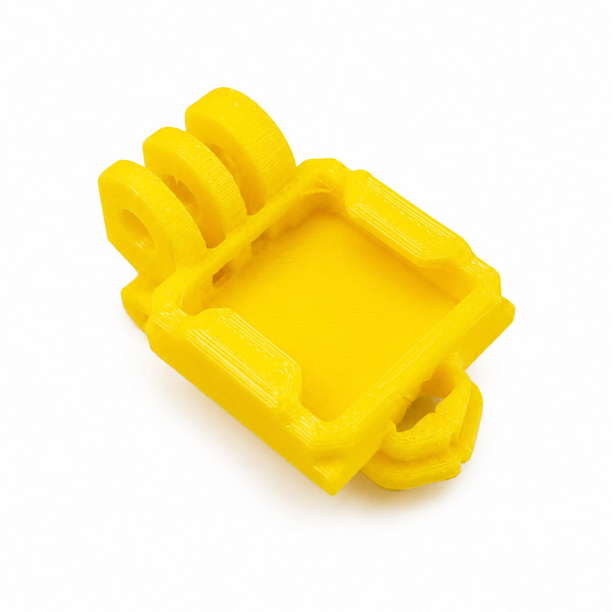 Angled View of Mario 251 GPS TPU Mount Lightweight 3D Printed GPS Holder for FPV Drone Frame