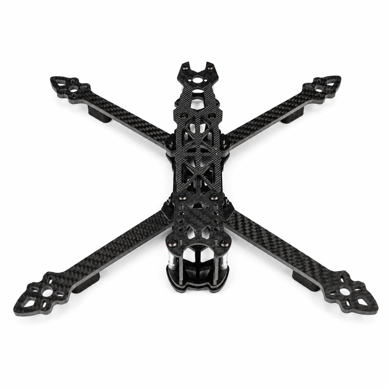 Mark4 carbon fiber FPV frame side view