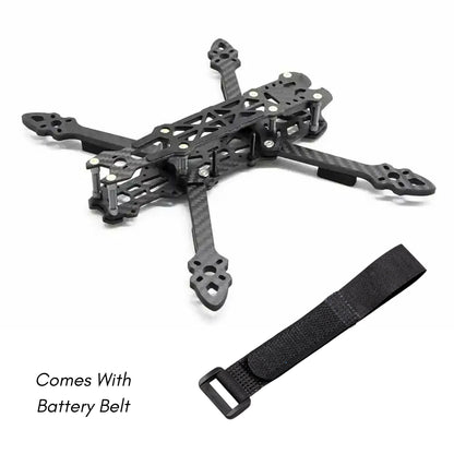 mark4 5inch drone frame with a battery belt 