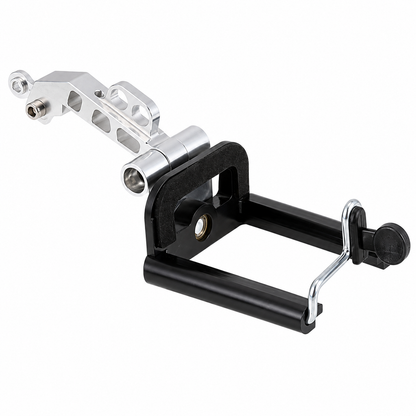 Metal mobile phone holder side view