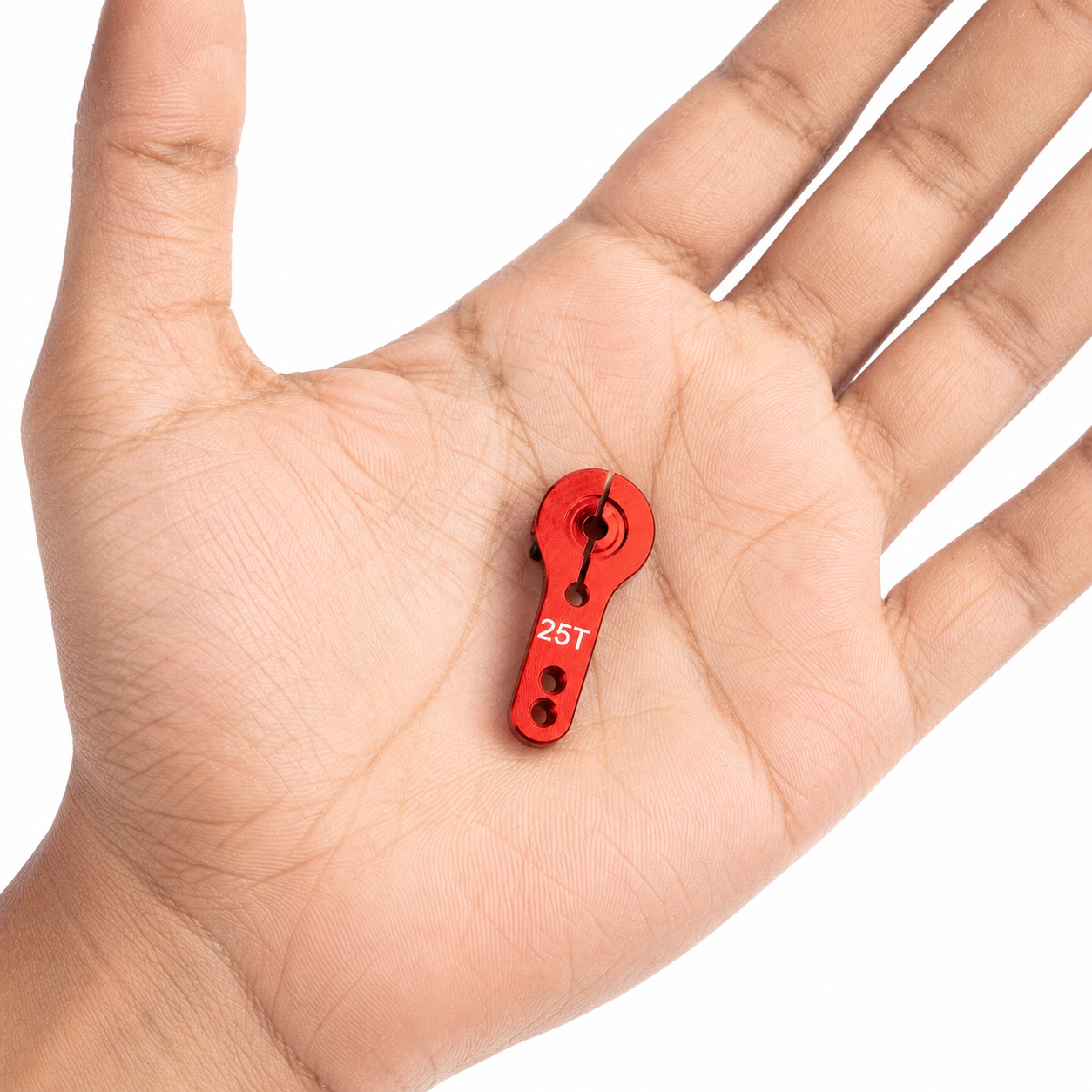 Red aluminum metal servo horn compatible with MG946R servo