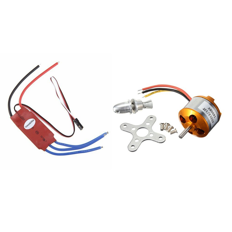 A2212 13T 1400KV Brushless Motor for Drone and SimonK 30A ESC