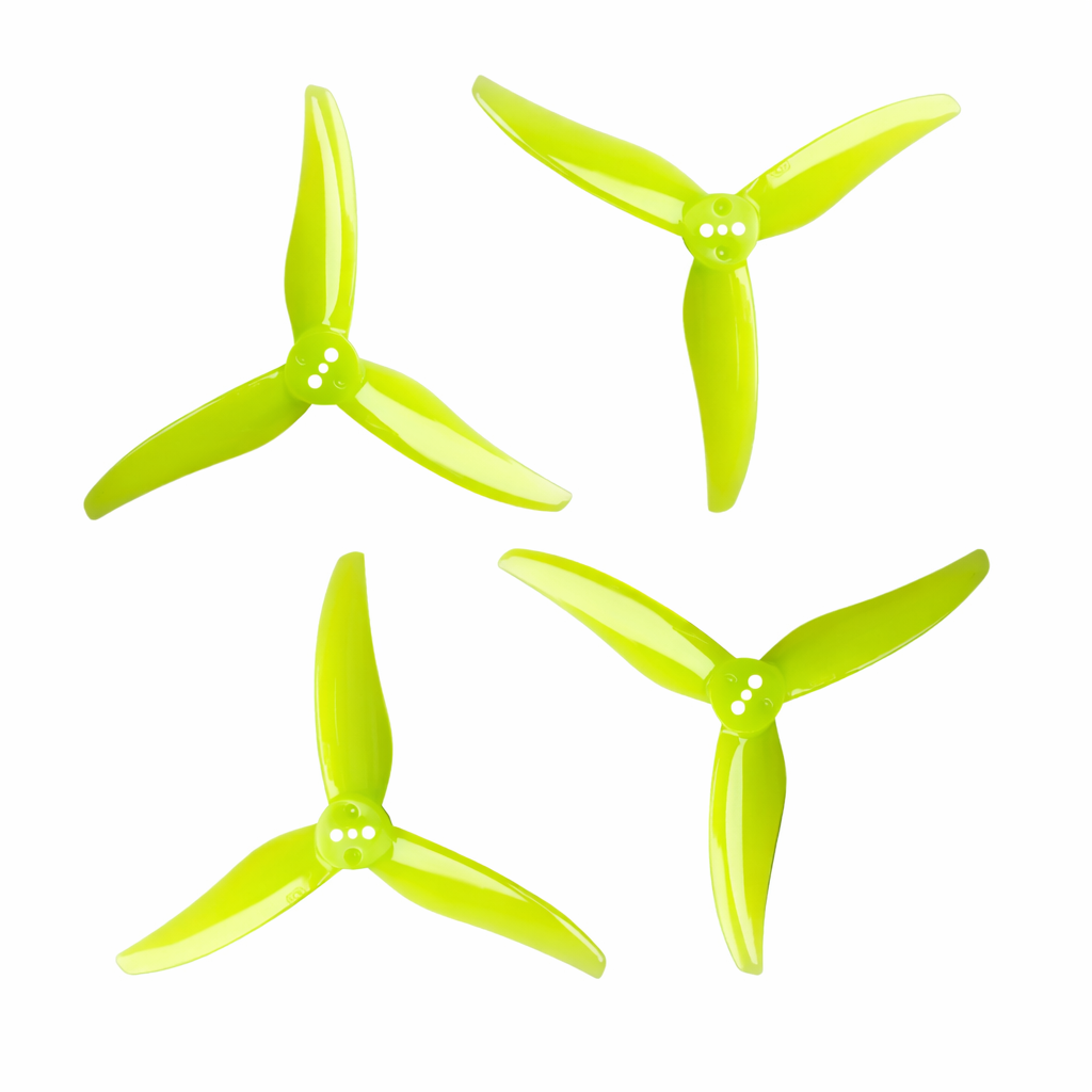 Orange HD 3016 Hurricane PC 3 Blade 1.5mm Lemon Yellow Propellers 2CW+2CCW