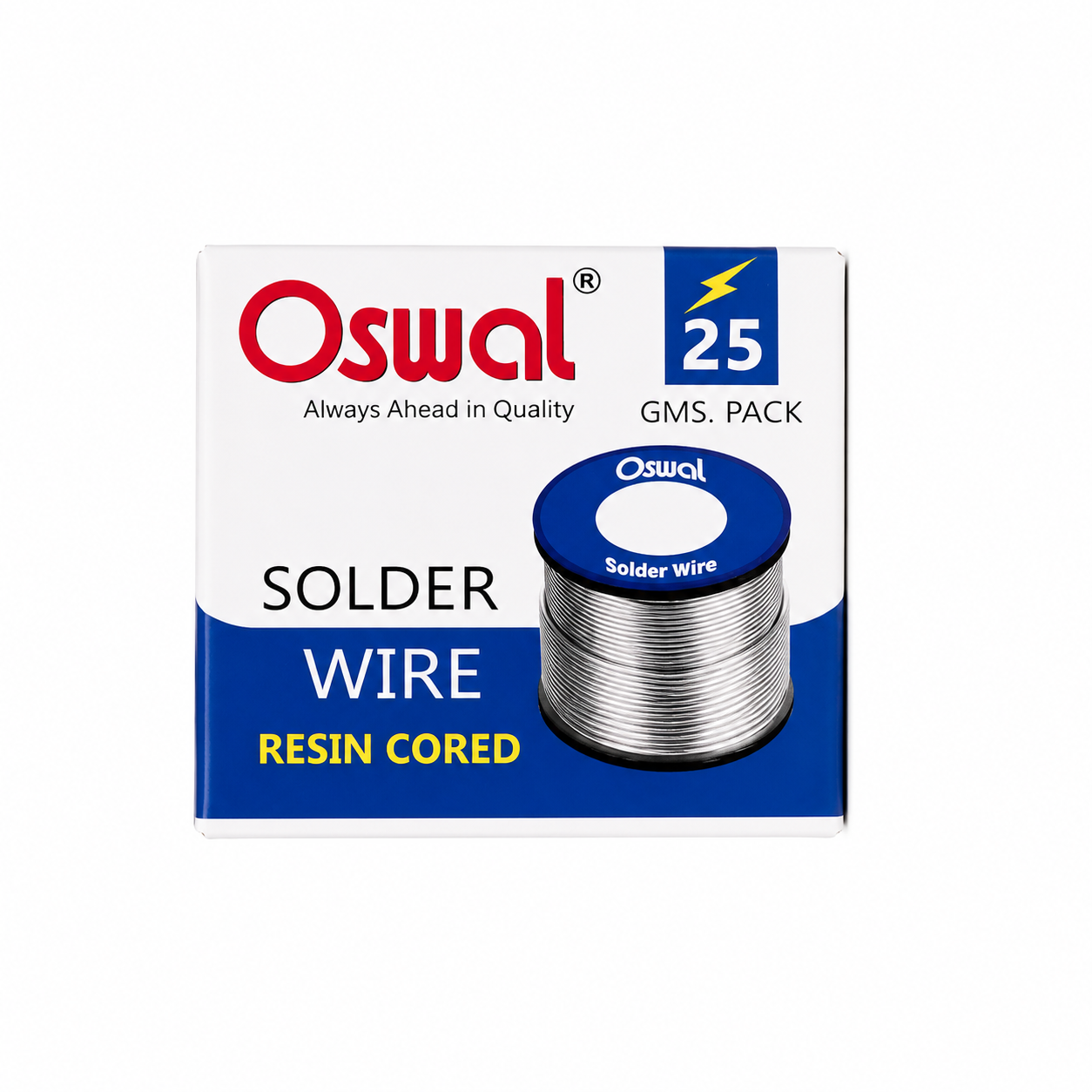 Oswal 25gm Soldering Wire Box with Rosin Core Solder Spool