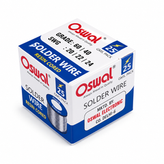 Oswal Soldering Wire 25gm 60/40 Rosin Core Solder Wire for Electronics
