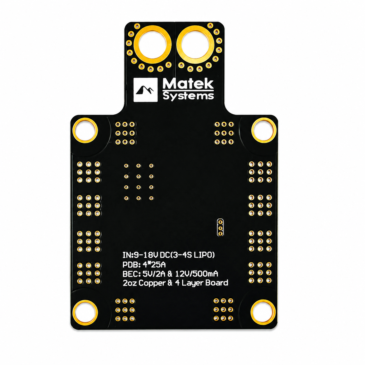PDB XT60 drone power board rear view