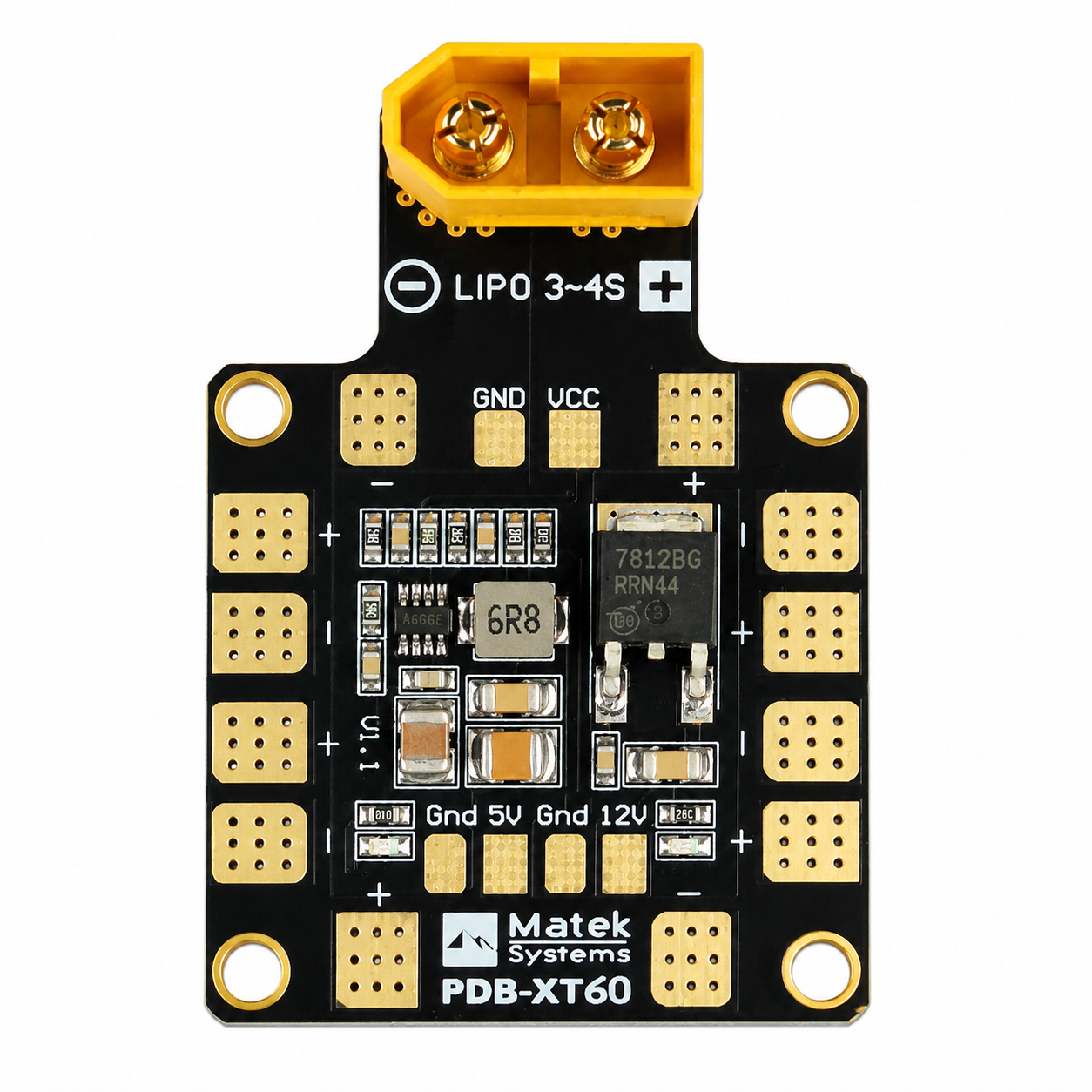 PDB XT60 power distribution board with 5V and 12V BEC