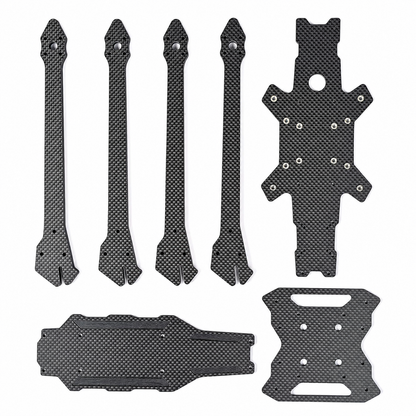 Carbon fiber arms and hardware for PXRC 10 Inch FPV Frame