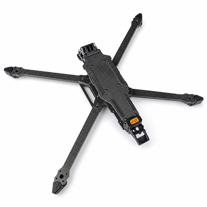 Folded view of PXRC 10 Inch Carbon Fiber FPV Frame
