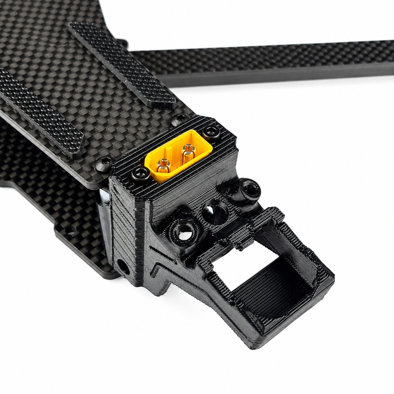 Rear section of PXRC 10 Inch Carbon Fiber Drone Frame