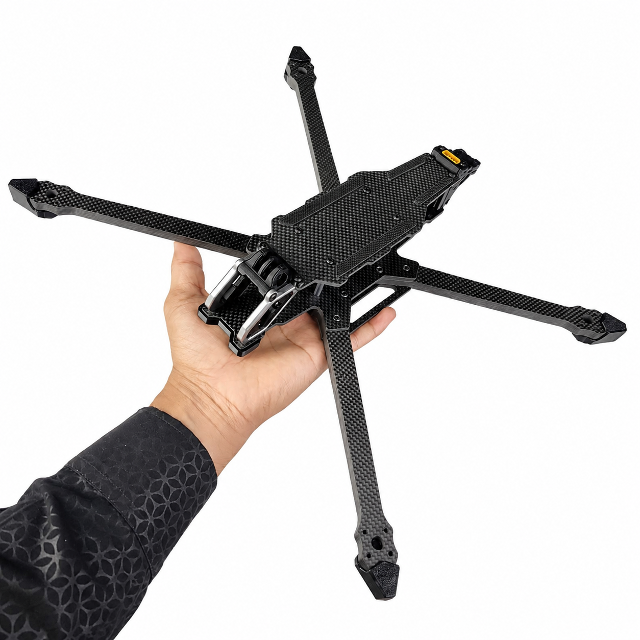 Side profile of PXRC 10 Inch Carbon Fiber Drone X Frame