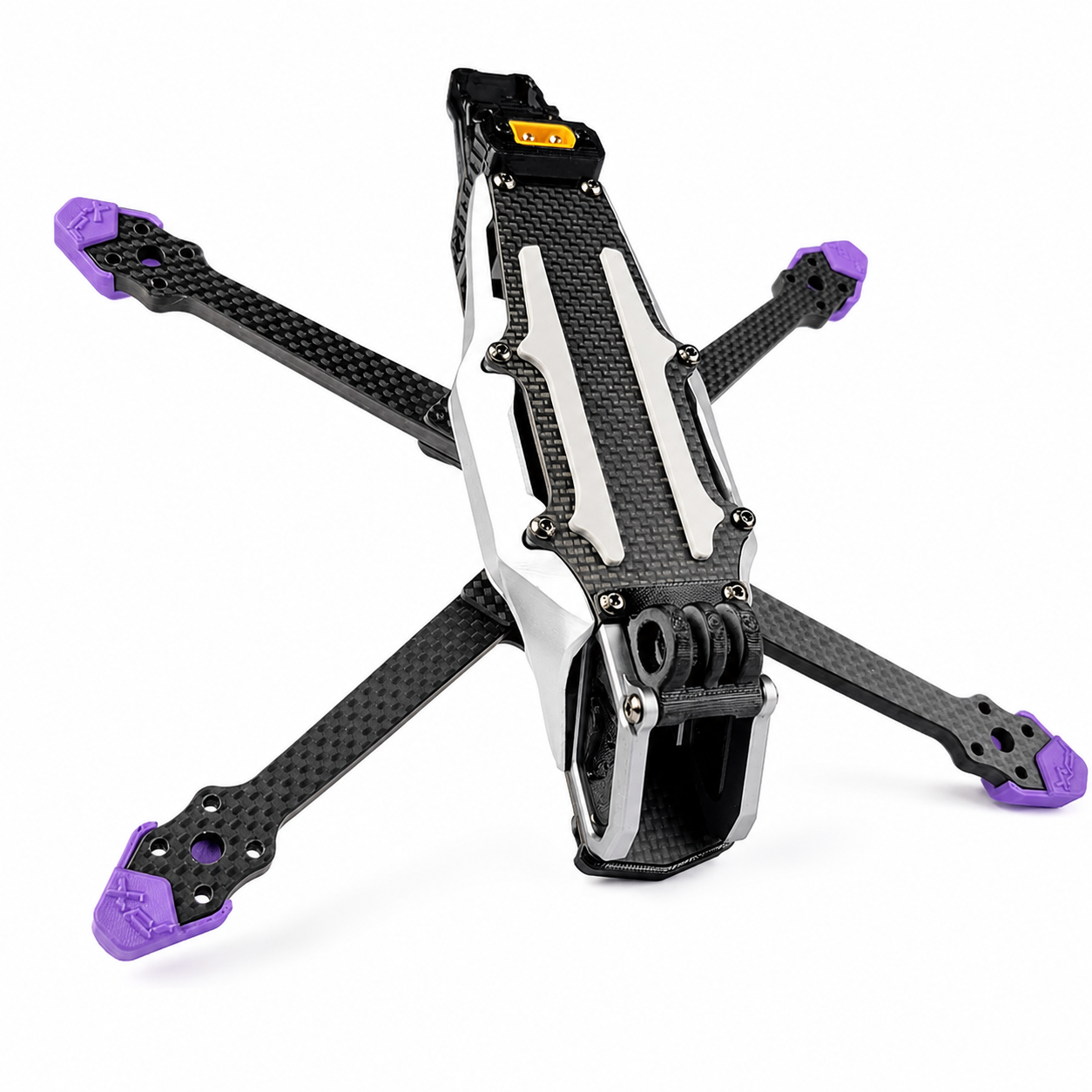 Front view of PXRC 5 Inch Carbon Fiber FPV Racing Drone X Frame