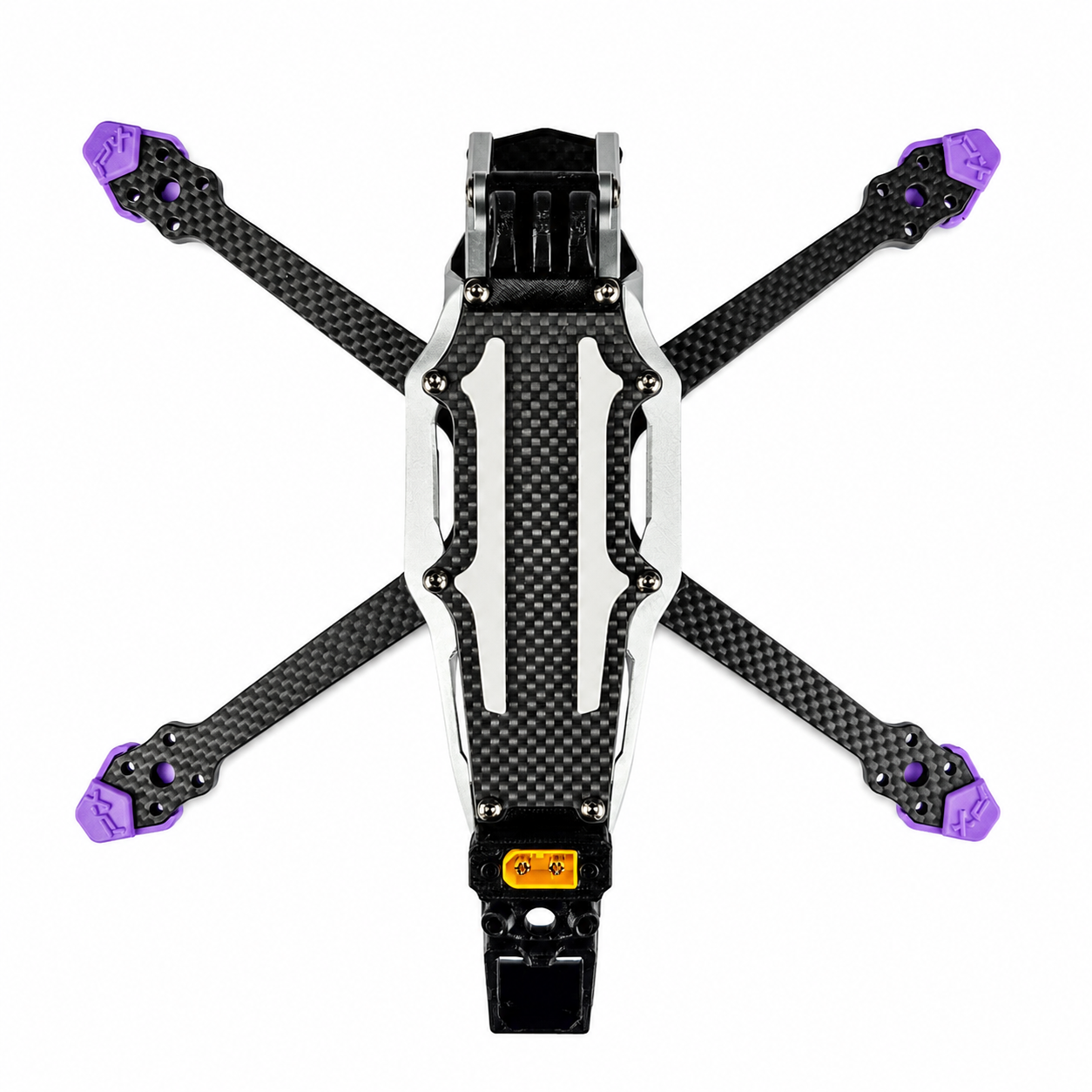 Bottom view of PXRC 5 Inch Carbon Fiber FPV Frame
