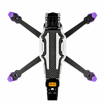 Bottom view of PXRC 5 Inch Carbon Fiber FPV Frame