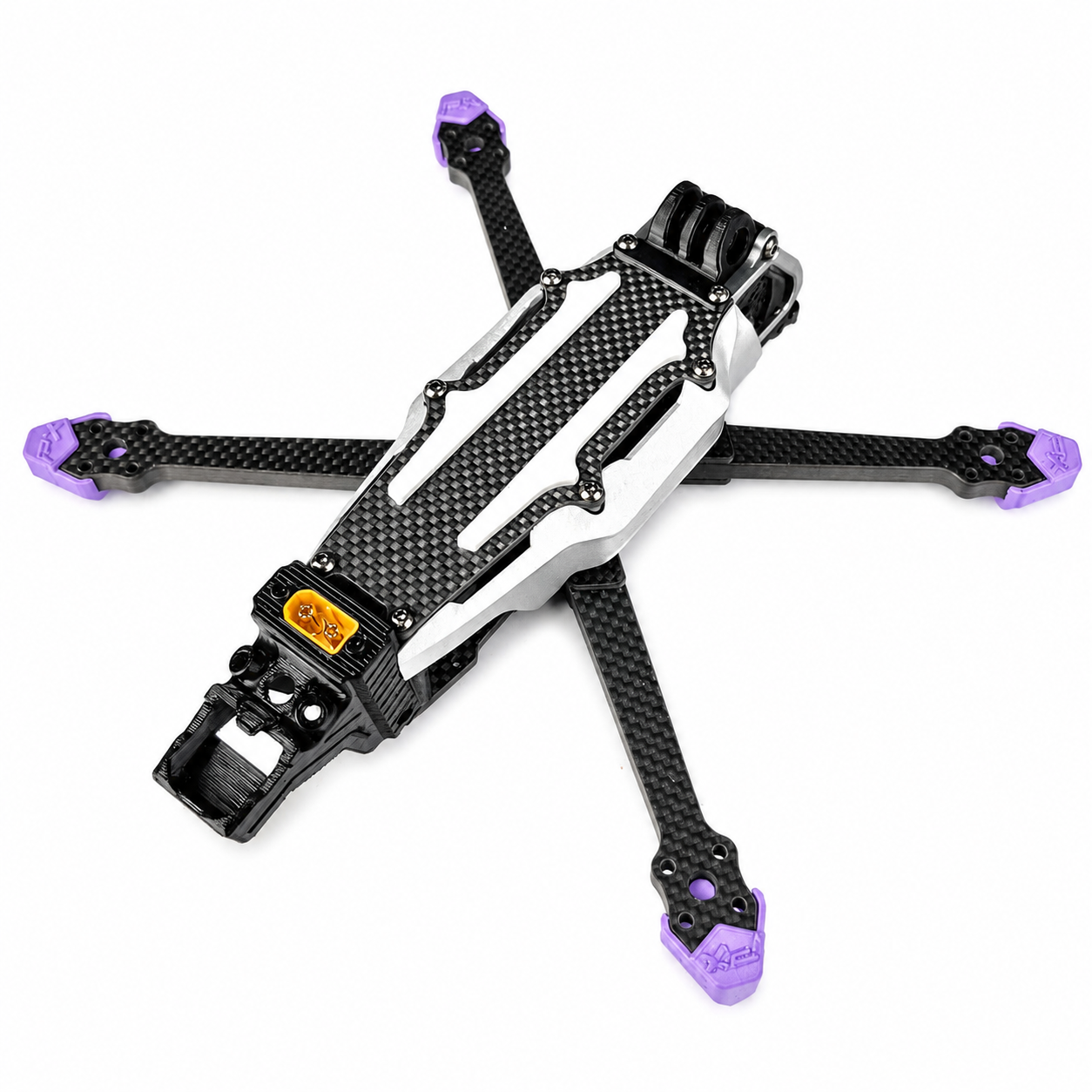 Folded view of PXRC 5 Inch Carbon Fiber FPV Frame