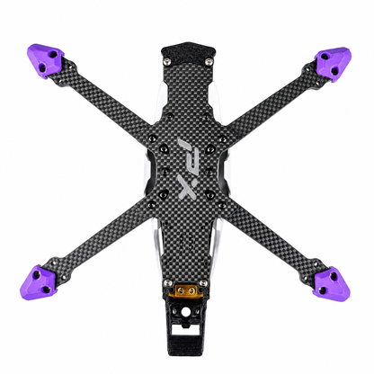 Front angled view of PXRC 5 Inch Carbon Fiber FPV X Frame