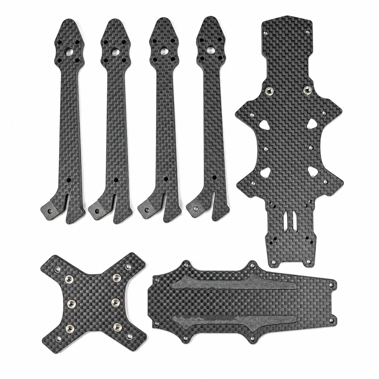 Hardware kit included with PXRC 5 Inch Carbon Fiber FPV Frame