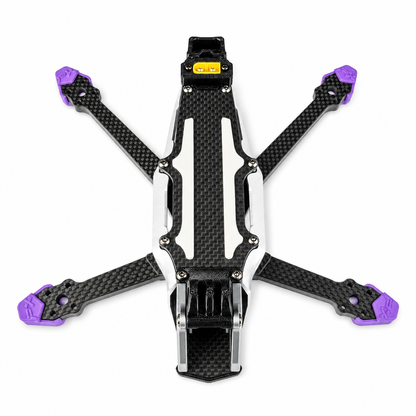 Front Close-up of PXRC 5 Inch Carbon Fiber FPV Drone Frame