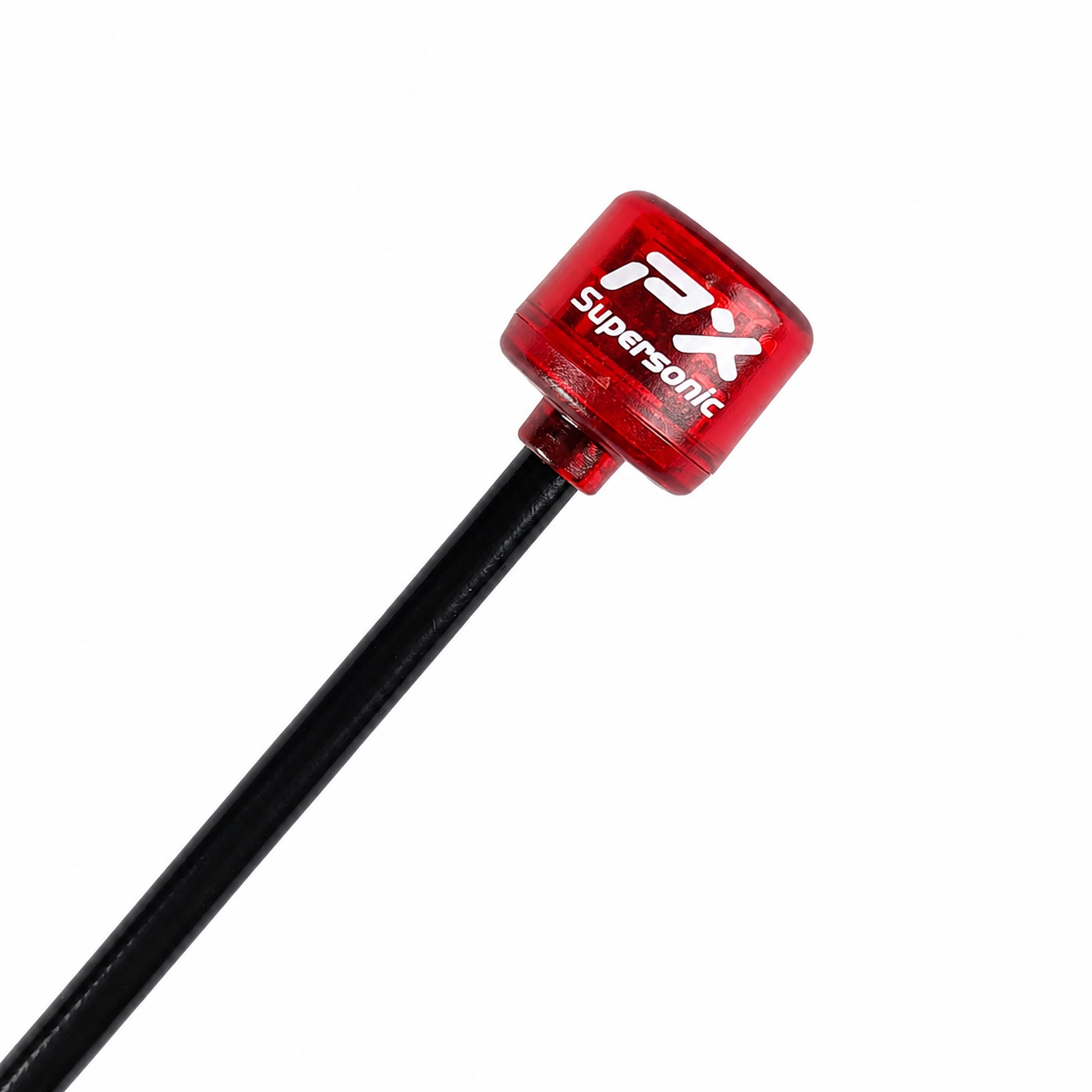 Angled View of PXRC Cherry 5.8GHz LDS Lollipop FPV Antenna