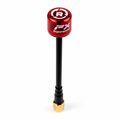 Front Angled View of PXRC Cherry 5.8GHz RHCP 9cm Antenna
