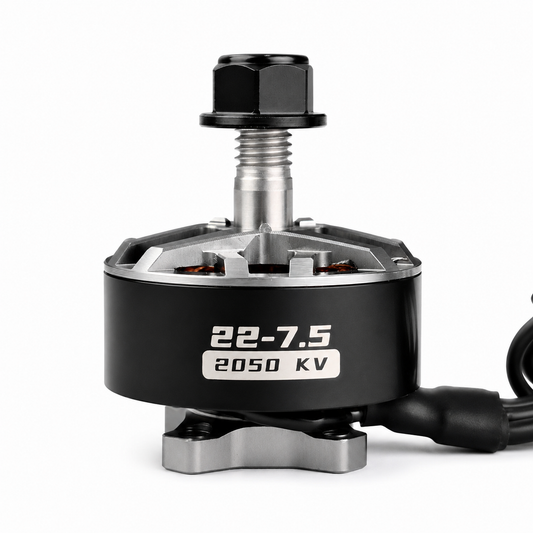 Front view of PXRC Fierce 2207 2050KV 6S Brushless Motor for 5 Inch FPV Drone